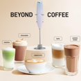 thumbnail image 3 of Batidor Milk Frother Zulay Kitchen Tornado con pilas y soporte, 3 of 7