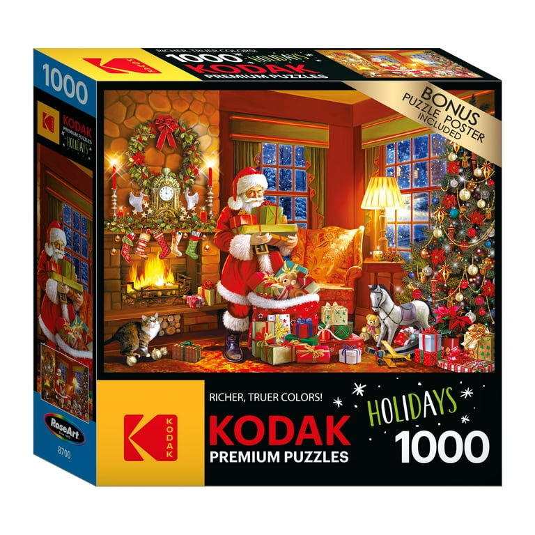 Cra-Z-Art Kodak 1000 Piece Christmas Eve Delivery Interlocking