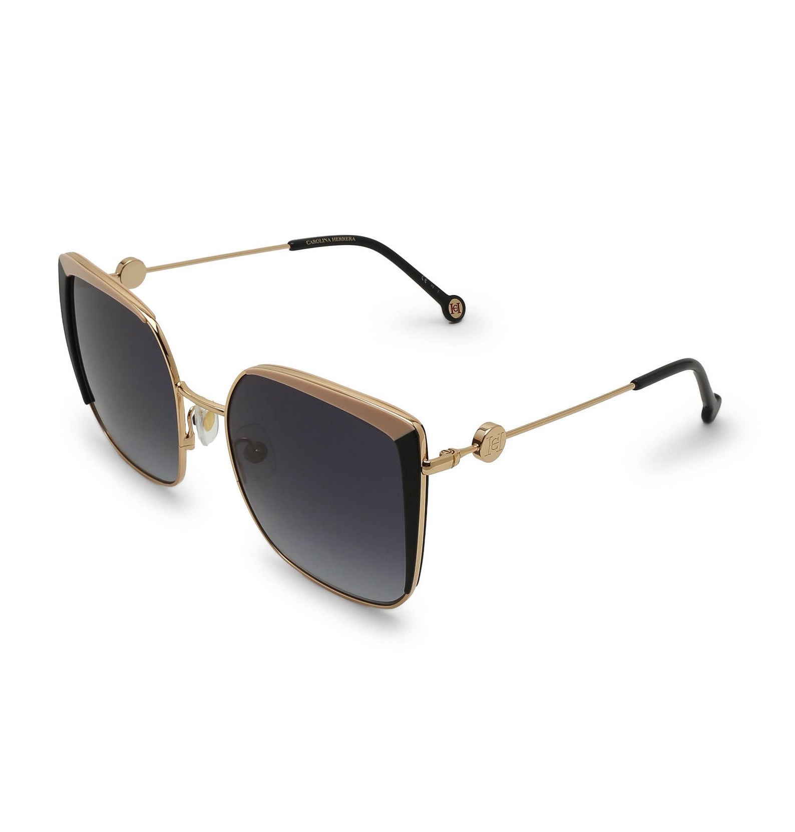 CAROLINA HERRERA sunglasses HER 0111/S WOMAN 57.000/20.000/145.000 KDX BLACK NUDE
