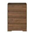 thumbnail image 3 of Yardi Yarda 4 Drawer Dresser, Chest of Drawers Without Handle, 100% Waterproof Wooden Dresser, Modern Cabinet with Sturdy Frame, Brown, 3 of 5