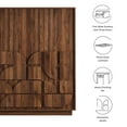 thumbnail image 4 of Bulwark Wardrobe Closet in Walnut, 4 of 14
