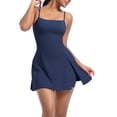thumbnail image 3 of LPZOOGU Women's Square Neck Athletic Dress 2026 Summer with Built-in Bra and Shorts for Tennis Golf Yoga Fashion Outfits, 3 of 4