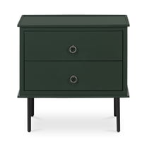 Moe's Home Collection Reagan Nightstand Deep Green Wood Nightstands