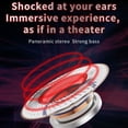 thumbnail image 5 of New Mic Sport Headset with Microphone Wired Earphone Headphones BLACK, 5 of 8