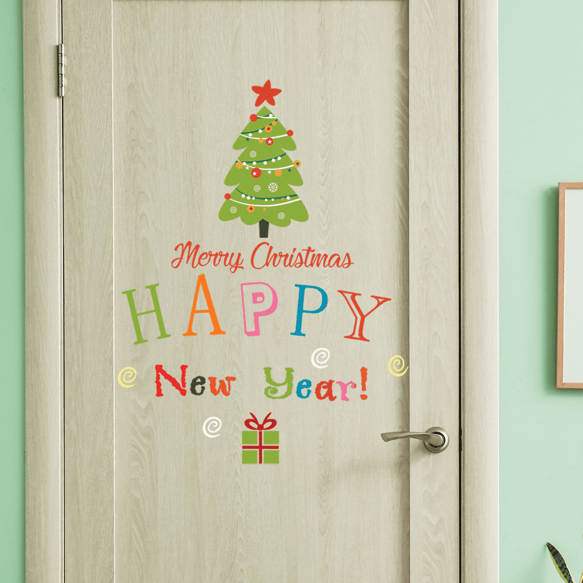 Rush Christmas Wall Sticker Large Christmas Tree Wall Stickers Merry