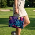 thumbnail image 4 of Whosucclay Colorful Floral Pattern Design Golf Cart Seat Cover Golf Cart Seat Covers, With Pockets 4 Pockets Club Car Seat Covers for Yamaha EZGO, 4 of 9
