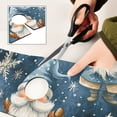 thumbnail image 7 of Gnomes Star Snowflakes Sink Splash Guard Faucet 30x5.4in Drying Mat Drying Mat Absorbent Pad for Bathroom Kitchen 2PCS, 7 of 7