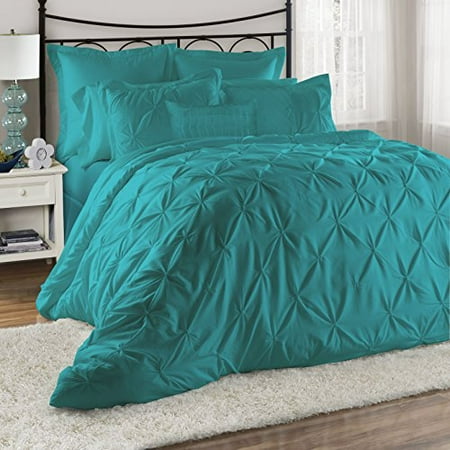 8 Piece Lucilla Bed in a Bag Clearance bedding Comforter Set Fade Resistant, Wrinkle Free, No ...