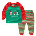 thumbnail image 2 of Pijamas de dibujos animados para niños y niñas, trajes de otoño y Navidad, ropa de set2-7Y, novedad de 2022, 2 of 4