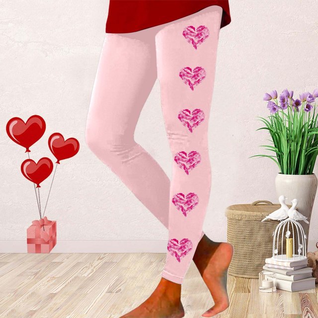 MKLEKYY Leggings de yoga de cintura alta con estampado floral para mujer, leggings de realce para fitness y entrenamiento 3
