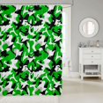 thumbnail image 2 of Manfei Rustic Camouflage Shower Curtain 72Wx72L, Vintage Camo Shower Curtain 72Wx72L, Olive Green, 2 of 5