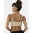 thumbnail image 5 of No Boundaries Women's Seamless Ribbed Cami Bralette, Sizes XS-XXXL, 5 of 13