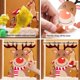 thumbnail image 4 of Adhesivos navideños para ventanas, CCINEE, 352 unidades, con forma de copos de nieve, 4 of 7