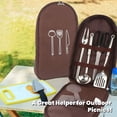 thumbnail image 4 of 2PCS Portable Outdoor Kitchen Utensils Storage Bag, 4 of 7