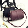 thumbnail image 2 of JUYGO Vintage Luxury Shoulder Bags For Women Clip Handbag Totes Retro Pu Leather Crossbody Messenger Bag Lady Clutch, 2 of 6