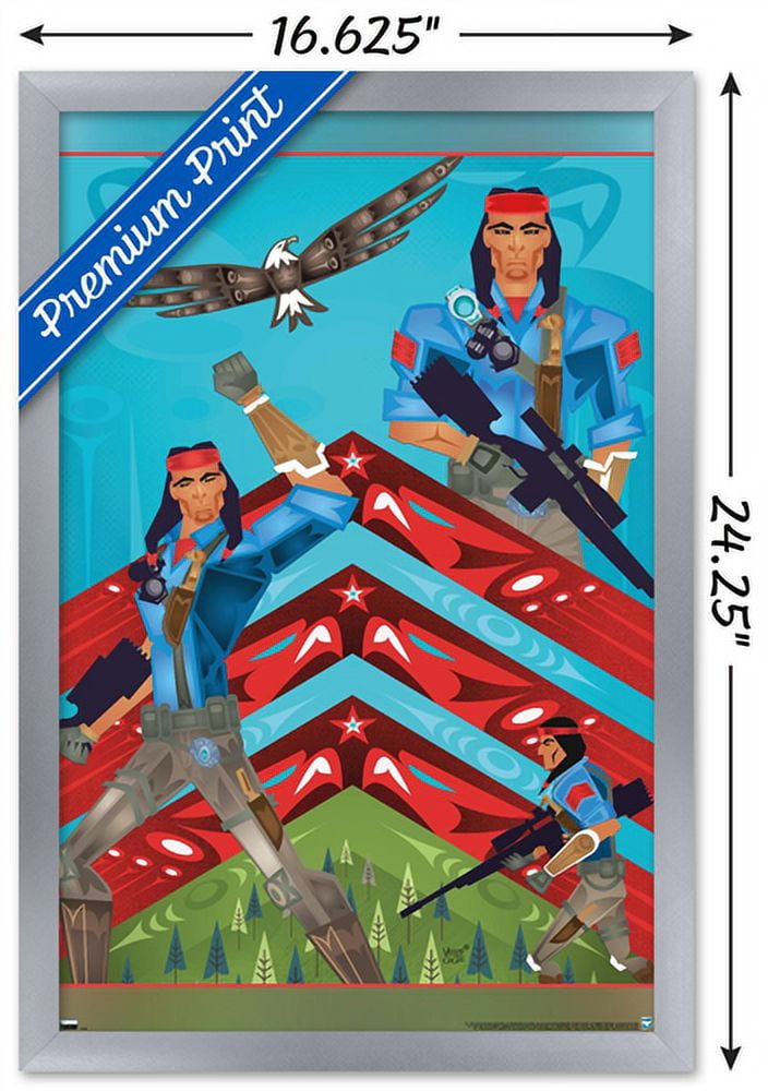 G.I. Joe - Spirit Wall Poster, 14.725" x 22.375", Framed