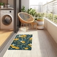thumbnail image 4 of Yayeee Doormat for Indoor Entrance 32" x 20" Non Slippery Floor Rug, Blue Lemons, 4 of 8