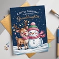 thumbnail image 3 of Tarjeta de Navidad Podagree Una feliz Navidad para la nieta, 3 of 7