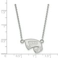 thumbnail image 2 of Western Kentucky Small (1/2 Inch) Pendant w/Necklace (10k White Gold), 2 of 5