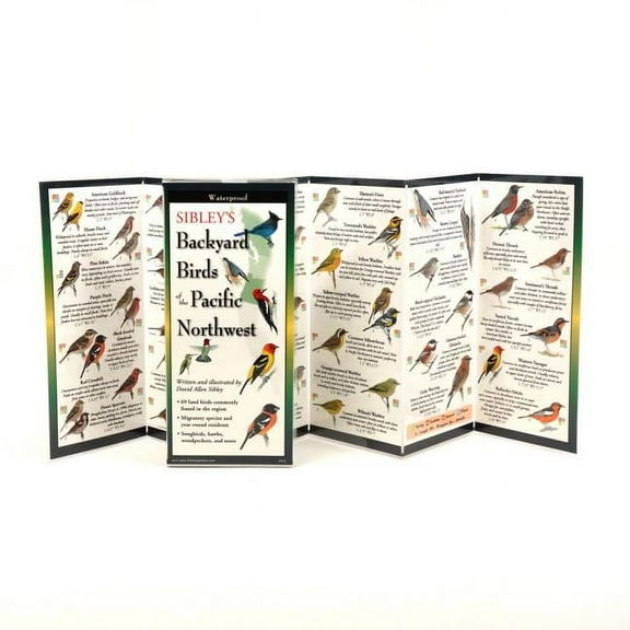 FoldingGuides: Sibley's Back. Birds of Pacific Northwest (Other)
