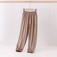 thumbnail image 4 of hengsof Boys Spring Summer Loose Joggers Pants Kids Elastic Waist Solid Color Pull On Cuffed Sweatpants 3-16 Years, 4 of 8