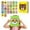 White, variant on 26 PCS Alphabet ABC Flash Cards with Animal Masks, Colorful Alphabet Mask Cards, Interactive Education Games, Learn Letters, English Phrases for Parties