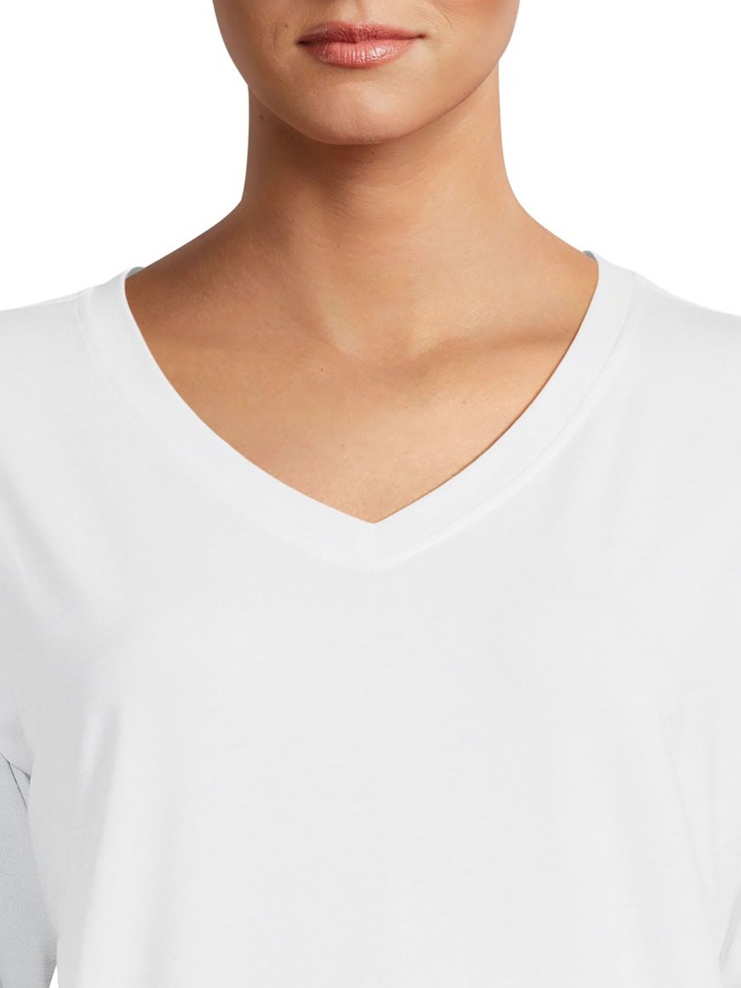 Athletic Works Women’s Dri More Boxy Tee with Long Sleeves, Sizes XS-XXXL