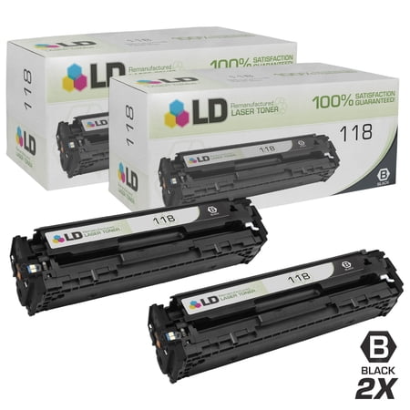 LD Remanufactured Replacement for 118 Black Toner Cartridge 2-Pack for imageCLASS LBP7200Cdn  LBP7660Cdn  MF726Cdw  MF729Cdw  MF8350Cdn  MF8380Cdw  MF8580Cdw
