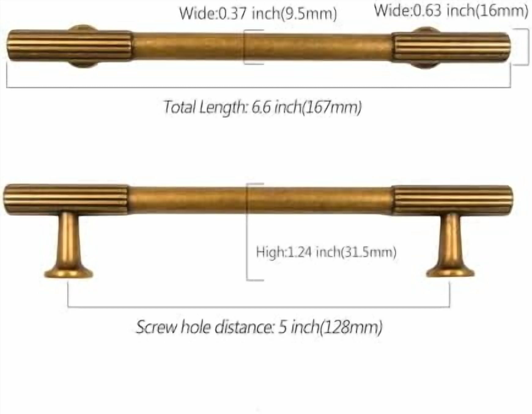 30 Pack 5 Inch(128mm) Antique Brass Cabinet pulls Kitchen Cabinet Handles, Cabinet Pulls Kitchen Cabinet Hardware for Cupboard Drawer Pulls
