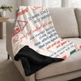 thumbnail image 3 of Customizaholic Personalized Happy Retirement Blanket, Vintage Airmail Design Retirement Gift, Custom Farewell Blanket for Coworker, Boss or Friend, 3 of 8