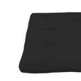 thumbnail image 6 of Kali 6 Inch Thermobonded High Density Polyester Fill Futon Mattress, Full, Black Microfiber, 6 of 9