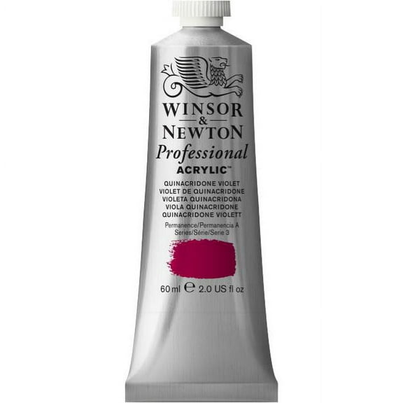 Winsor & Newton Artists' Acrylic Color, 60ml, Quinacridone Violet