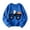 B479 Blue, variant on Likimi Children Girls Halloween Sweatshirts Hallowmas Cartoon Print Crew Neck Sweatshirt For Girls Long Sleeve Everyday Wear Fashion Pullover Size 2-3 Years