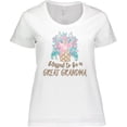 thumbnail image 3 of Inktastic Blessed to Be a Great Grandma Flower Arrangement Women's Plus Size T-Shirt, 3 of 5