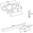 thumbnail image 4 of PCS Casement Window Restrictor, Window Latches with 4 Screws, Window Lock, Window Lock for Adjusting Window Opening (White), 4 of 5
