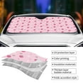 thumbnail image 3 of Yiaed Strawberries Print Car Windshield Sunshade Front Auto Car Front Window Sun Shade Foldable Sun Visor Shield Cover Auto Accessories for Sedan SUV Truck-Medium, 3 of 5