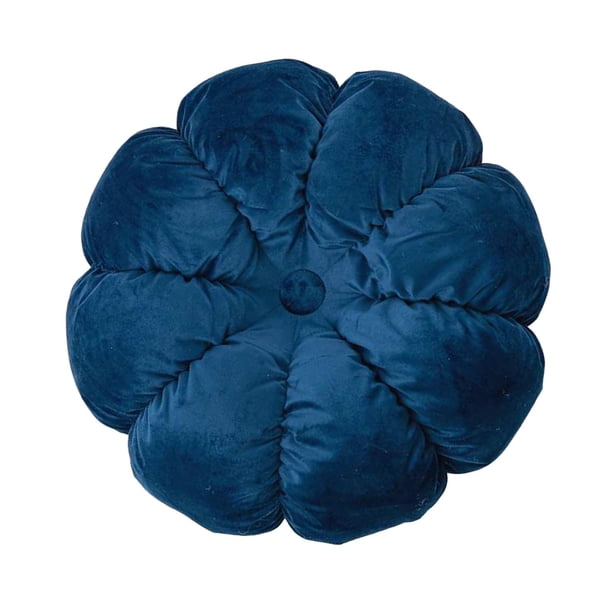 Cojín Redondo Macarena para Asiento de Silla Tatami Azul