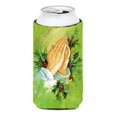 thumbnail image 1 of Praying Hangs with Holly Leaves Tall Boy Can cooler Hugger, 1 of 1