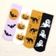 thumbnail image 5 of Calcetines de Halloween para mujer Tsseiatte que brillan en la oscuridad, con diseño de calabazas, suaves, cálidos y acogedores, de forro polar coral., 5 of 8
