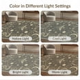 thumbnail image 7 of ODIKA 3'x5' Washable Accent Rug Gothic Mystical With Celestial Vintage Astrology Motifs Snake Flowing Dynamic for Bedside, Nursery Room, Pet Friendly & Non-Shedding, 7 of 7