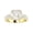 yellow-gold, variant on 2.25 Carat Platinum LAB GROWN Diamond Halo Style Baguette & Pave Set Round Princess Cut Diamond Engagement Ring (E-F Color, VS1-VS2 Clarity) Size: 9