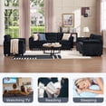 thumbnail image 2 of Bonzy Home Modular Sectional Sofa Couches Living Room Sofa Set Ideal for Small Spaces & Family Fun Charcoal, 2 of 8
