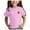 Pink, variant on Tkrady Toddler Girls Shirts Valentine's Day New Round Neck Short Sleeve Cute Shirts Tops, Sizes 1-12 Years