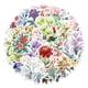 thumbnail image 2 of Paquete de pegatinas artísticas con flores, acuarela y estampado floral, 50 unidades, 2 of 2