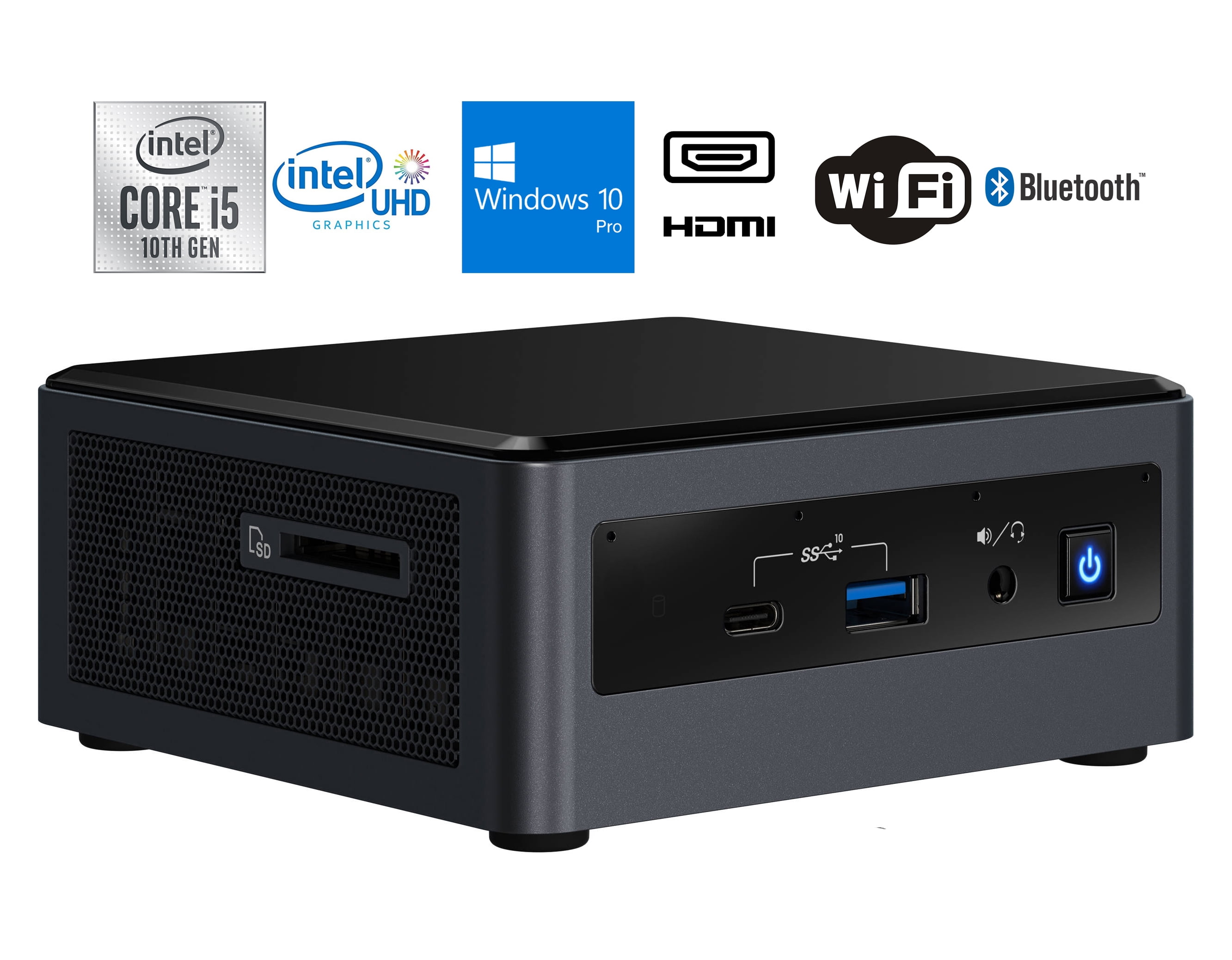 Intel NUC10i5FNH Home and Business Desktop Black (Intel i5-10210U 4