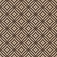 thumbnail image 1 of Ahgly Company Machine Washable Indoor Square Transitional Black Brown Area Rugs, 8' Square, 1 of 7