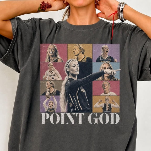 CLOTEX Comfort Colors Sophie Cunningham Shirt, Basketball Sophie Cunningham POINTING Meme Tee, Point God Basketball Tee, Black S