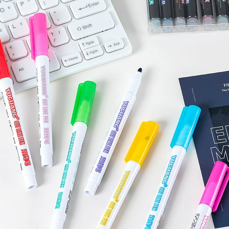 Vibrant Color Marker Pen Set- 1 Set, Smooth Writing, Vibrant Color, No  Odor, Comfortable Grip, Wide Application, DIY Single Head, Hand Account