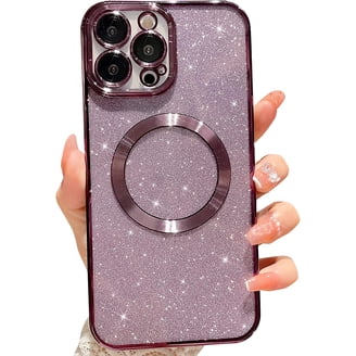 Ownest Custodia Magnetica MagSafe Per IPhone 14 Pro Max - Cover Glitter Rosa Con Protezione Fotocamera, TPU - 2