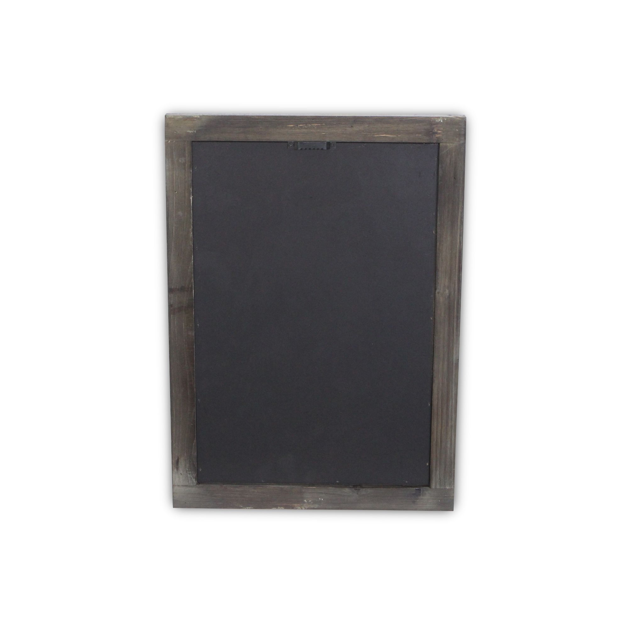 18" Brown and Black Wall Mounted Large Chalkboard with Chalk Holder
